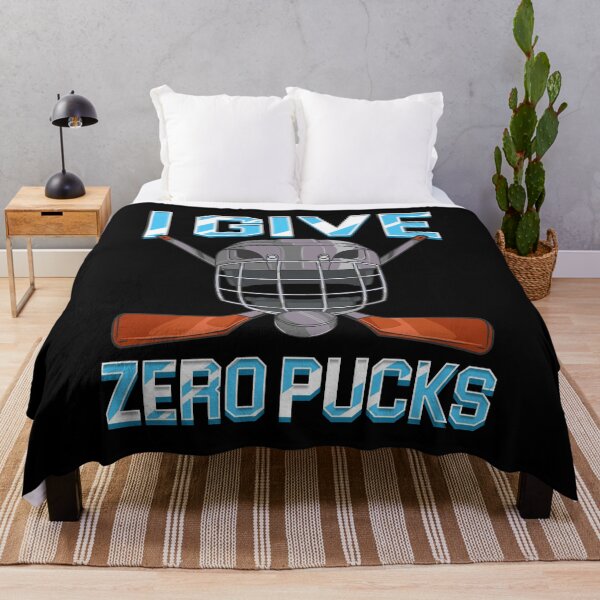 Item preview, I Give Zero Pucks Pun Sarcastic Hockey Player Joke designed and sold by perfectpresents.