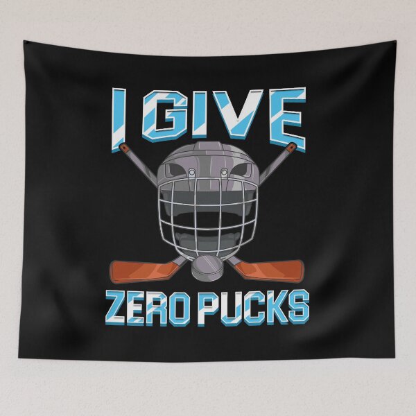 Item preview, I Give Zero Pucks Pun Sarcastic Hockey Player Joke designed and sold by perfectpresents.