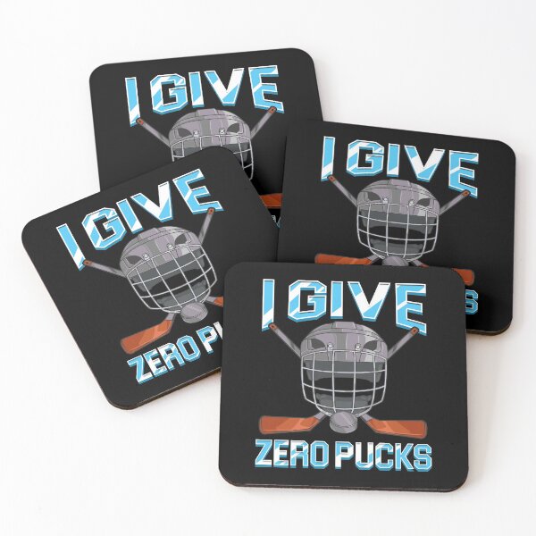 Item preview, I Give Zero Pucks Pun Sarcastic Hockey Player Joke designed and sold by perfectpresents.