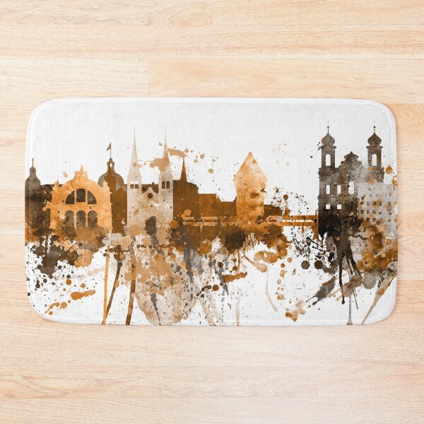 Item preview, Lucerne Switzerland City Warm Skyline designed and sold by DimDom.