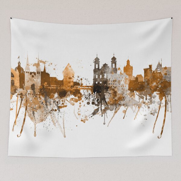 Item preview, Lucerne Switzerland City Warm Skyline designed and sold by DimDom.
