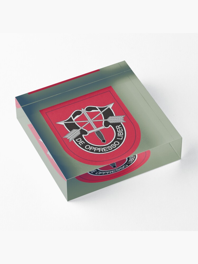 Alternate view of 7th Special Forces Group (United States) Acrylic Block