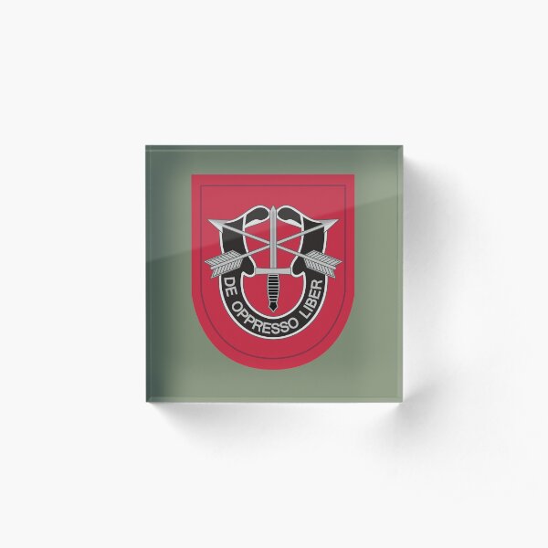 7th Special Forces Group (United States) Acrylic Block