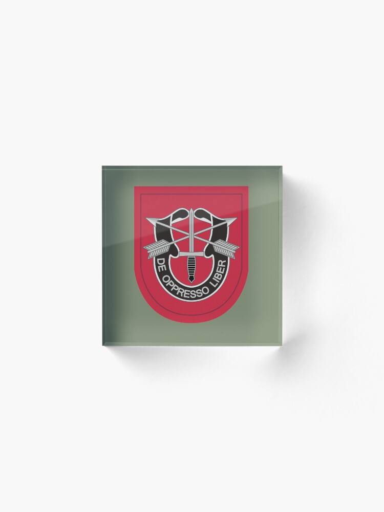 Alternate view of 7th Special Forces Group (United States) Acrylic Block