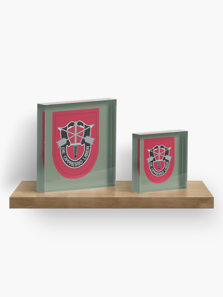 Alternate view of 7th Special Forces Group (United States) Acrylic Block