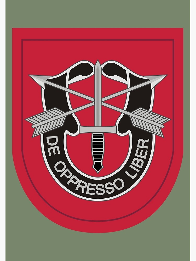 US Army 7th Special Forces Group (7th SFG) De Oppresso