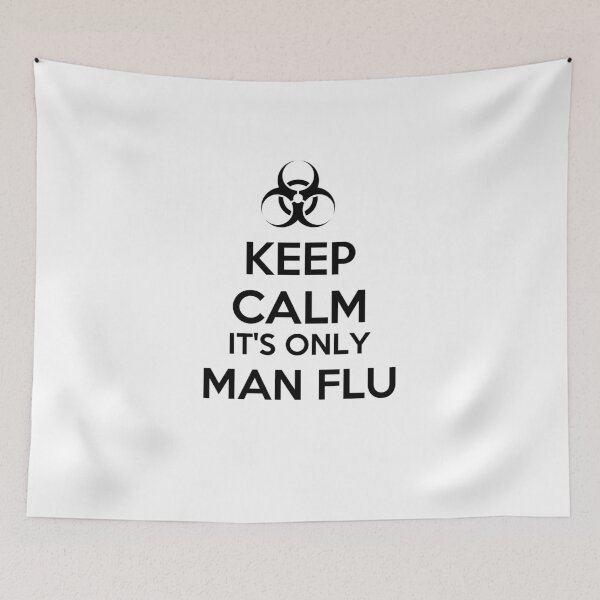 Item preview, Keep Calm Man Flu designed and sold by artpirate.