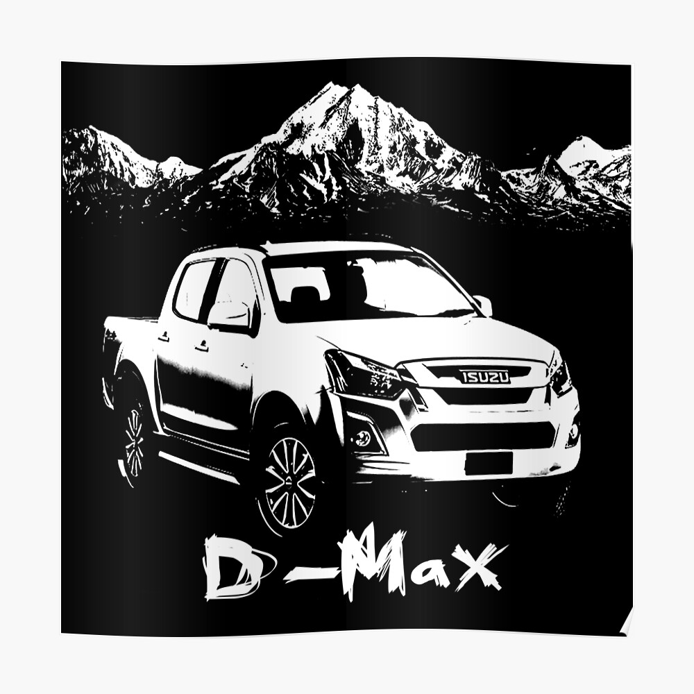 D Max Isuzu 4wd Mountain Sticker By Thediff1985 Redbubble