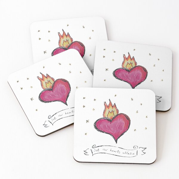 Item preview, set our hearts ablaze  designed and sold by mela xx.