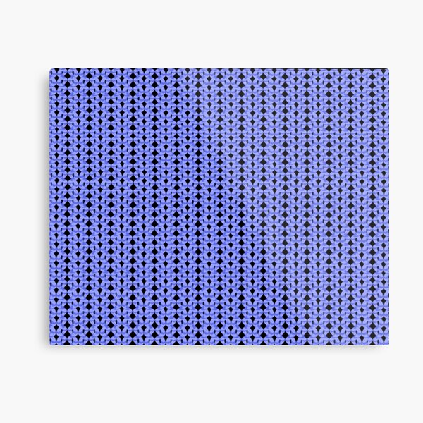Cozy wool Blue Metal Print