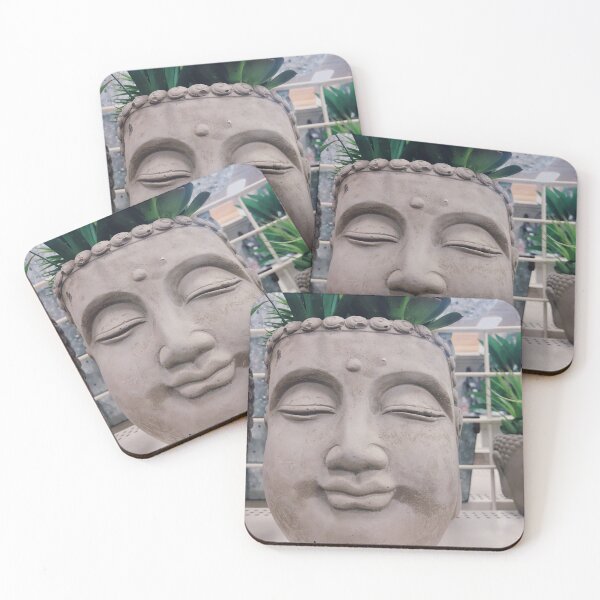 Item preview, Buddha head potted plant  designed and sold by wanlaya-pearlj.