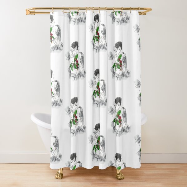 Lady Cherry Surgery Shower Curtain