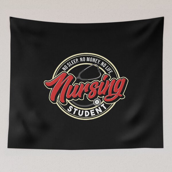 Item preview, Funny No Sleep No Money No Life Nursing Student RN designed and sold by perfectpresents.
