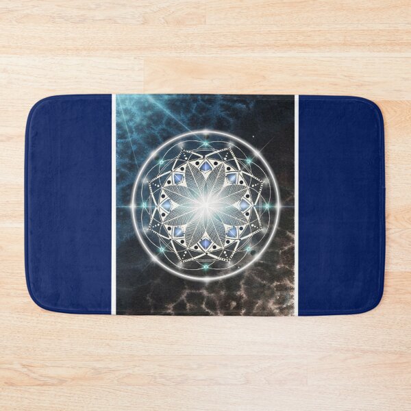 Item preview, Watercolor Deep Oceans Mandala designed and sold by alubner.