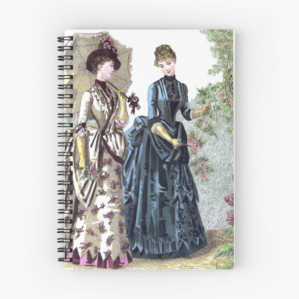 Item preview, Late Victorian colour fashion plate designed and sold by RosalieReeves.