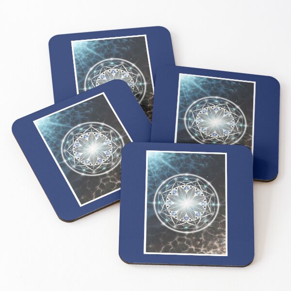 Item preview, Watercolor Deep Oceans Mandala designed and sold by alubner.