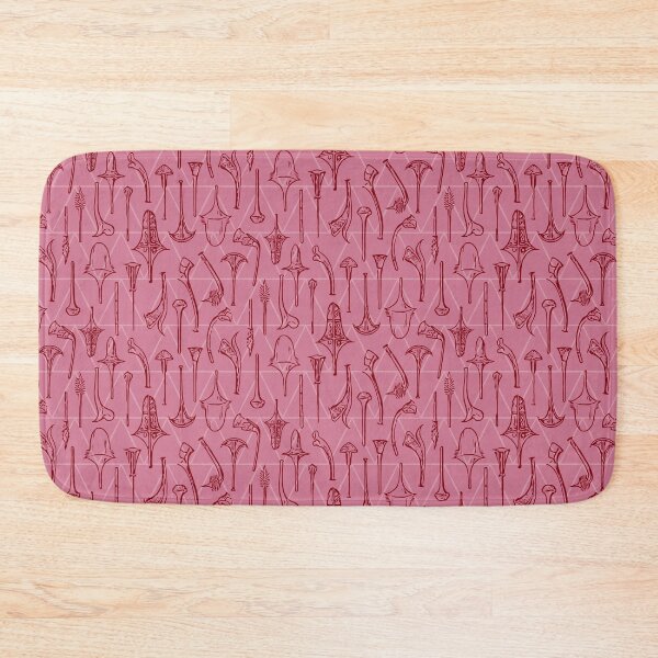 Item preview, Fijian War Clubs - Pink and Red designed and sold by lolomastudio.