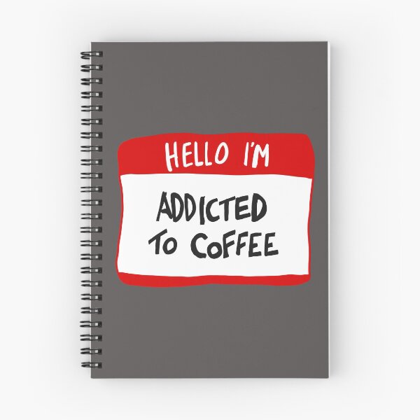 Item preview, Hello I'm Addicted to Coffee - Nametag designed and sold by MOREDANKMEMES.