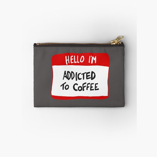 Item preview, Hello I'm Addicted to Coffee - Nametag designed and sold by MOREDANKMEMES.