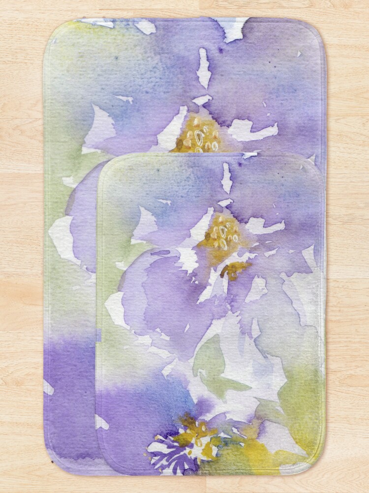 Alternate view of Watercolour Flowers Nr 153 Bath Mat