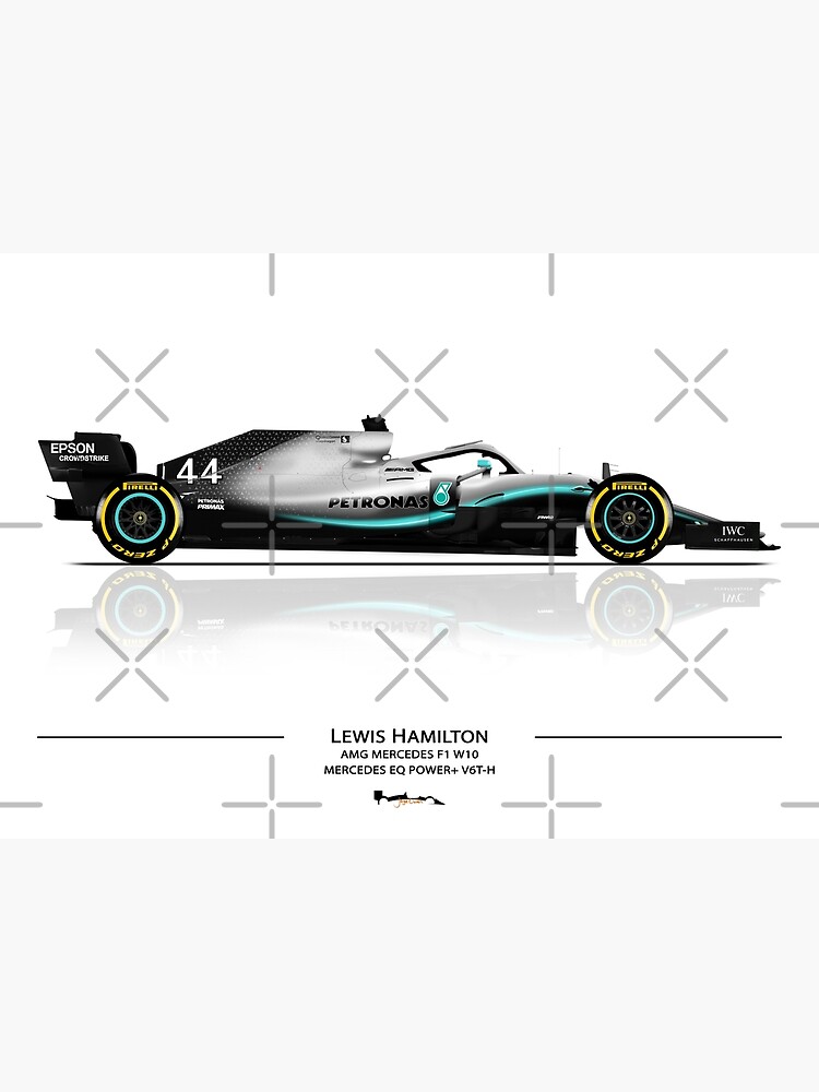 Lewis Hamilton World Championship Cars Mclaren Mercedes F1 Poster