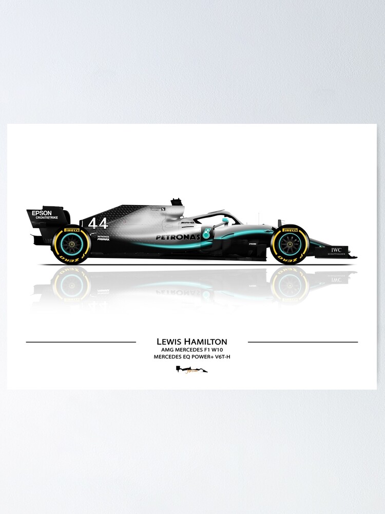 Lewis Hamilton Canvas Picture Prints F1 Racing Mercedes 2018 Large Poster 