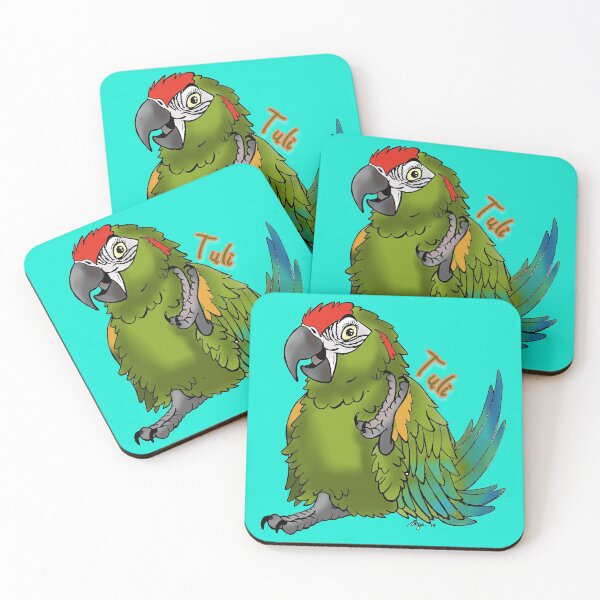 Item preview, Tuli the Red Fronted Macaw designed and sold by Skye Elizabeth  Carroll.