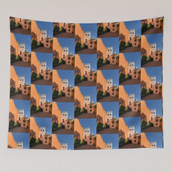 Item preview, Quintessential Spain - Colorful Crenelations in Barrio Santa Cruz Seville Spain designed and sold by Georgia Mizuleva.