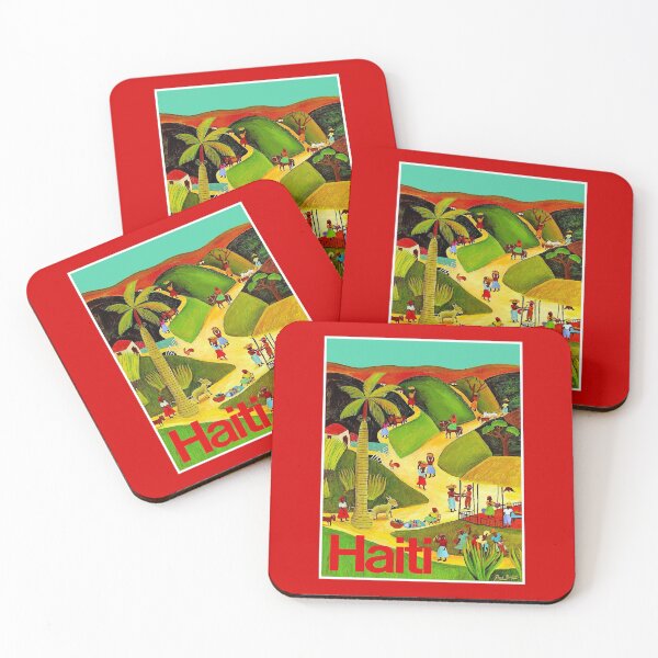 Item preview, HAITI : Vintage Travel and Tourism Advertising Poster designed and sold by posterbobs.