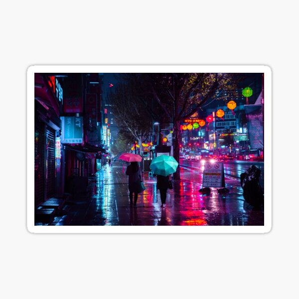 Jongro - Rainy Night Sticker
