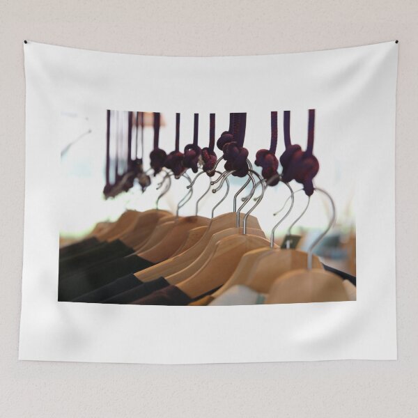 Item preview, hangers hang on ropes in a shop designed and sold by Endorfin Garment.