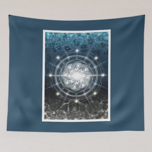 Item preview, Chinese Porcelain Waters Mandala designed and sold by alubner.