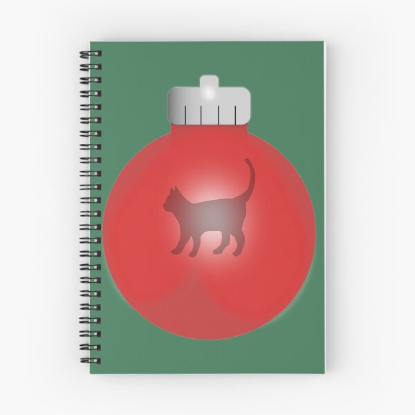 Item preview, Christmas bauble with cat designed and sold by designInk.