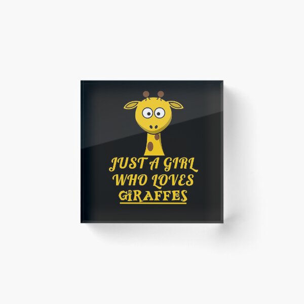 Item preview, Just A Girl Who Loves Giraffes Funny Giraffe Lovers Gift designed and sold by issambak.