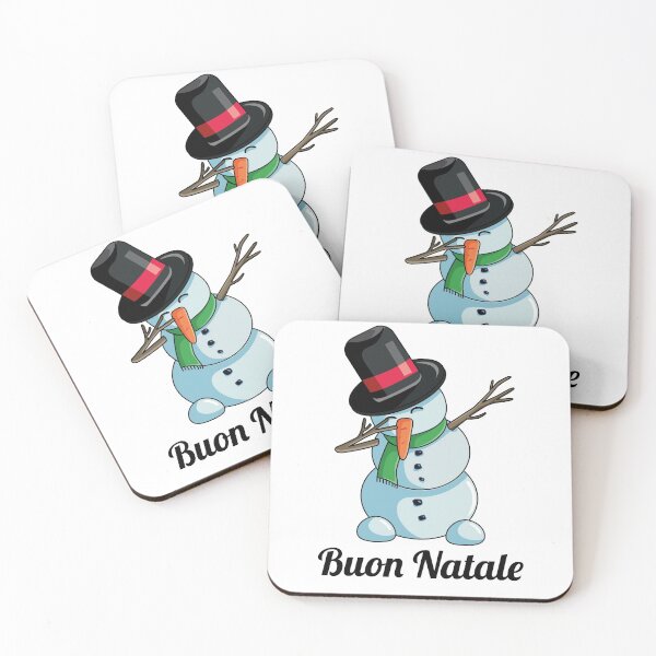 Item preview, snowman dab buon natale designed and sold by atevern.