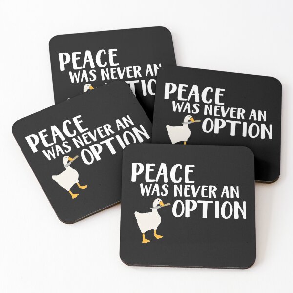 Goose Game Wording Coasters (Set of 4)