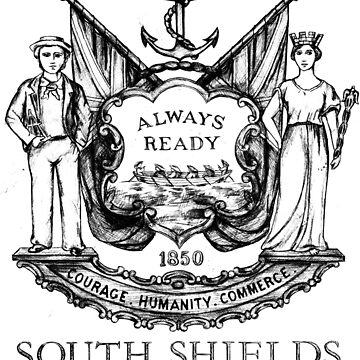 Artwork thumbnail, South Shields Coat of Arms II by miners