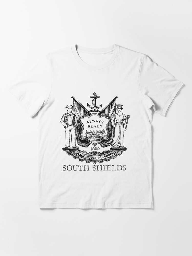 Thumbnail 3 of 7, Essential T-Shirt, South Shields Coat of Arms II designed and sold by miners.