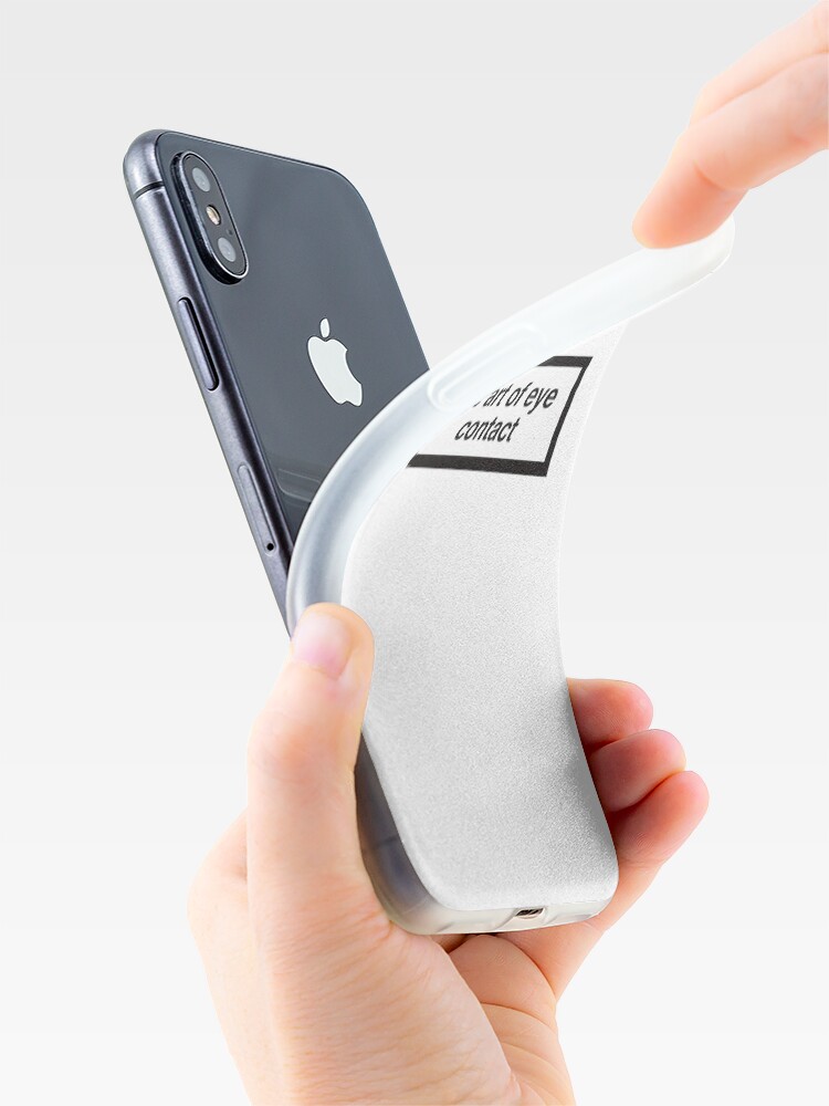 Alternate view of the art of eye contact iPhone Case & Cover
