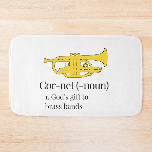 Item preview, Cornet - Definition - God's gift to brass bands - Funny trumpet gift / Funny cornet gift designed and sold by HEJAshirts.