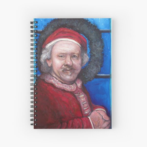 Rembrandt Santa Spiral Notebook