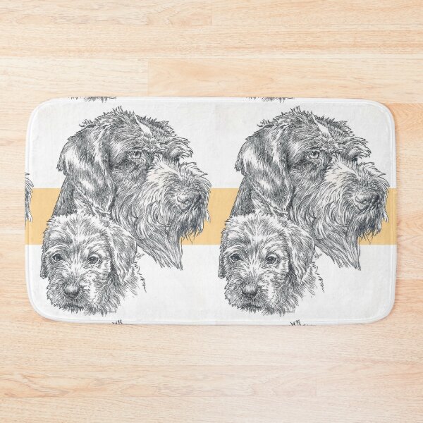 Item preview, German Wire-haired Pointer Father & Son designed and sold by BarbBarcikKeith.