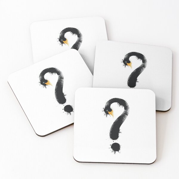 Item preview, black swan, question mark designed and sold by DerSenat.