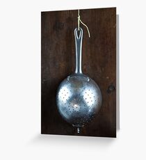 Sieve Greeting Card
