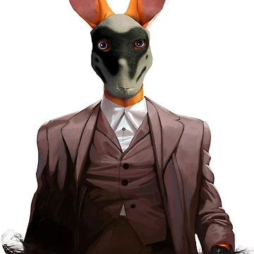 Artwork thumbnail, Roo with Rorschach Mask by RooGear