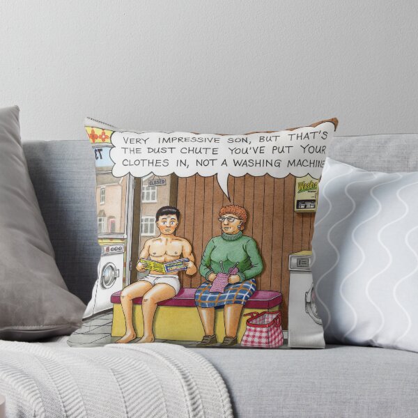 Item preview, 1980s denim jeans advert-inspired retro cartoon joke designed and sold by Retroblast.