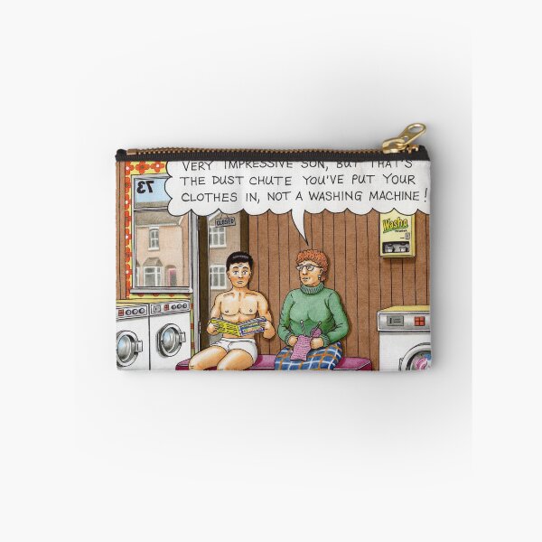 Item preview, 1980s denim jeans advert-inspired retro cartoon joke designed and sold by Retroblast.