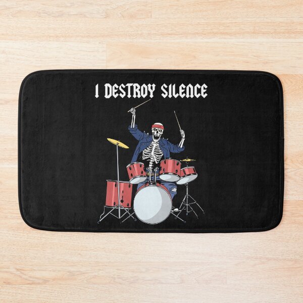 Item preview, Drummer Men Rock Music Band Drums I Destroy Silence designed and sold by DSWShirts.