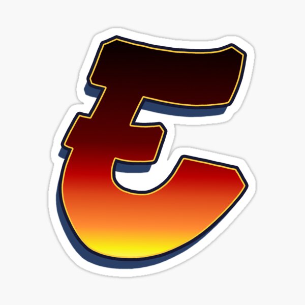 E - Flame Sticker