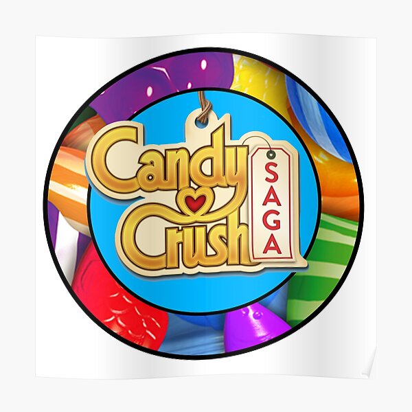 "Candy Crush Rainbow Candy " Poster for Sale by km83 Redbubble